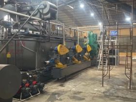 動(dòng)物油環(huán)保型爐膛一體負(fù)壓熔煉成套設(shè)備